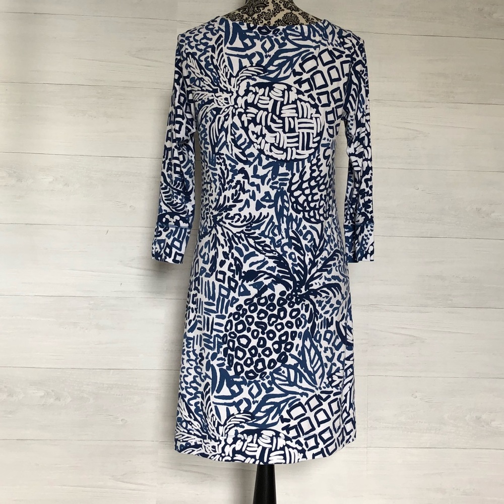 Lilly Pulitzer Dress Stretch cotton knit medium - Picture 2 of 8